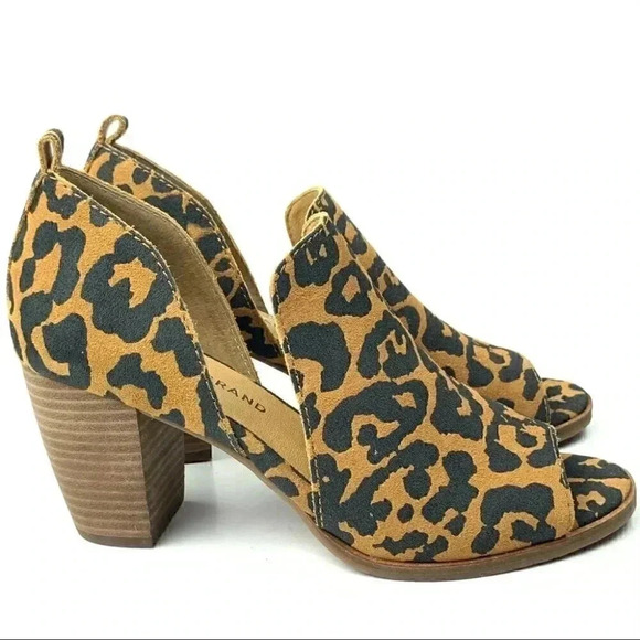 New Lucky brand Junai bootie Dorsay Leopard print - Picture 15 of 15